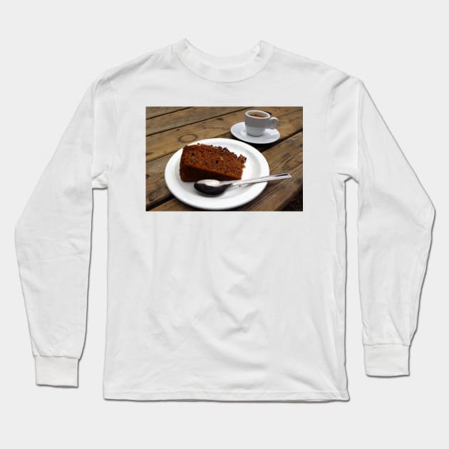 Coffee and Cake Long Sleeve T-Shirt by pinkal